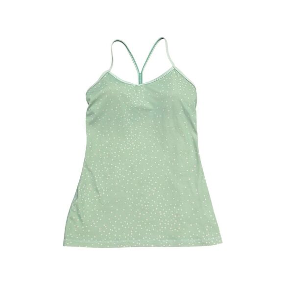 Lululemon Power Y Tank Luon Light Petit Dot Fresh Tea Size 4 - Picture 6 of 11